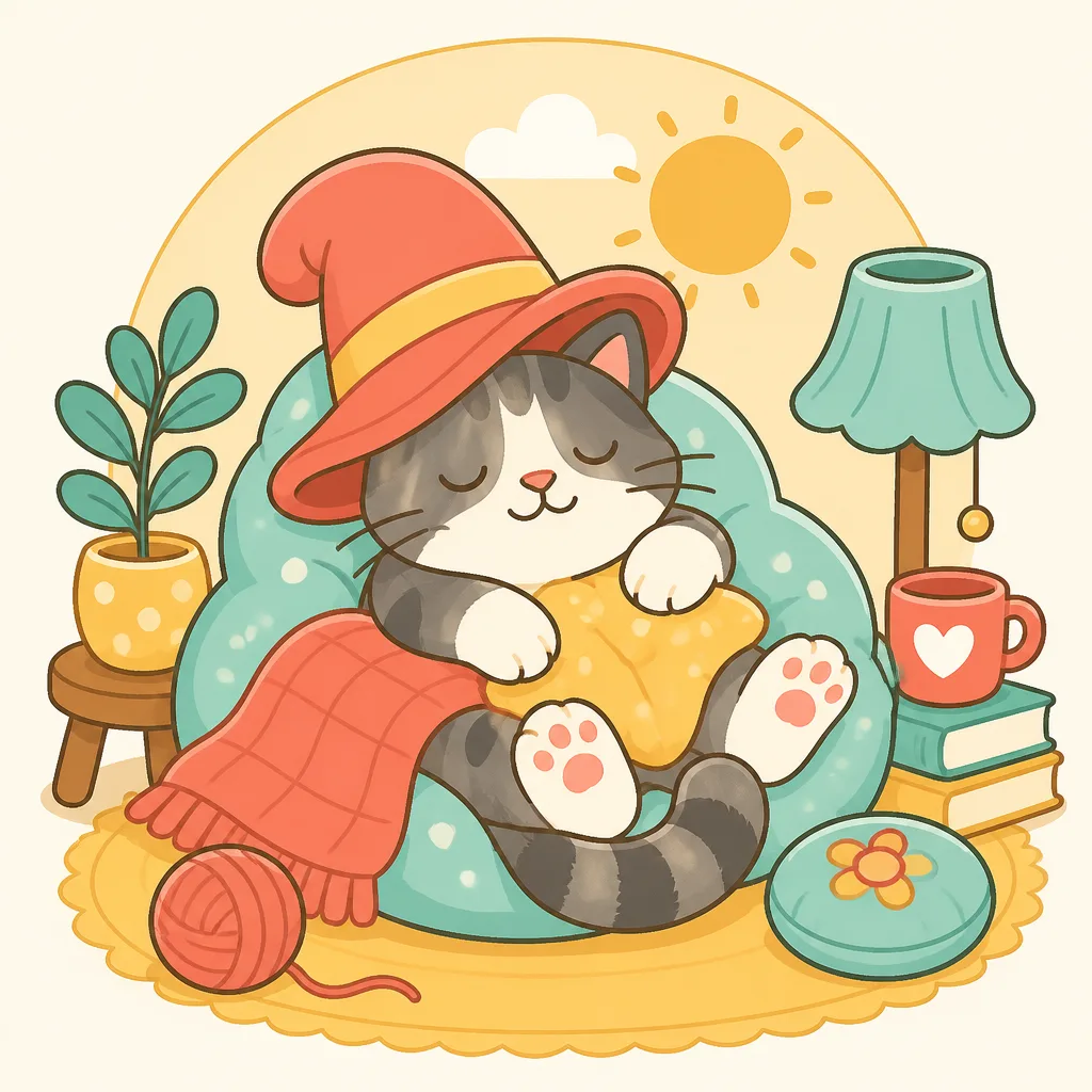 Cover illustration for The Cat and the Hat